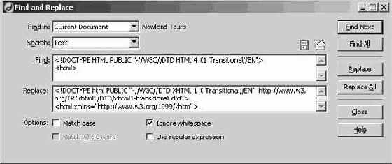     XHTML