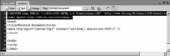     XHTML