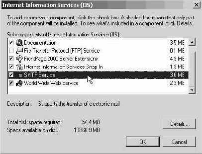 Настройка IIS для отправки почты (разработчикам ASP)
