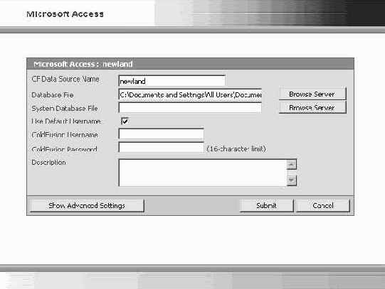 Пользователям ColdFusion (локальное или удаленное применение ColdFusion)